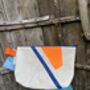 No3 Small Upcycled Versatile Sailcloth Pouch, thumbnail 5 of 8