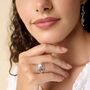 Trio Of Opal Statement Ring, thumbnail 2 of 7