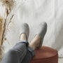 Fair Trade Unisex Eco Felt Mule Slippers Suede Sole, thumbnail 4 of 12
