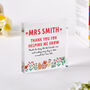 Personalised Thank You Teacher Gift Grow Plaque, thumbnail 3 of 5