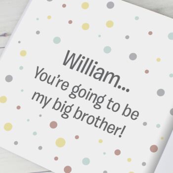 Personalised Big Brother Story Book, 7 of 8