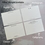 Personalised Monogram Correspondence Cards, thumbnail 5 of 8