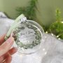 First Married Christmas Wreath Glass Bauble, thumbnail 5 of 5