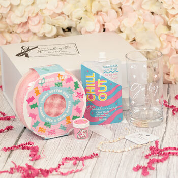 Gcse / A Level Good Luck Charms Highball Glass Gift Box, 5 of 10