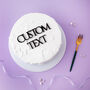 Personalise With Any Text Cake Charm Set, thumbnail 1 of 6