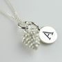 Personalised Solid Silver Pine Cone Necklace, thumbnail 2 of 3