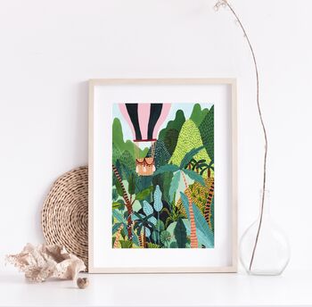 Hot Air Balloon Explorer Art Print, 4 of 8