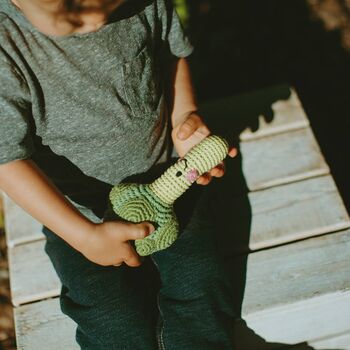 Handmade Friendly Broccolli Fair Trade Toy, 2 of 3