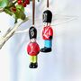 Personalised Ceramic Soldier Christmas Decoration, thumbnail 1 of 3
