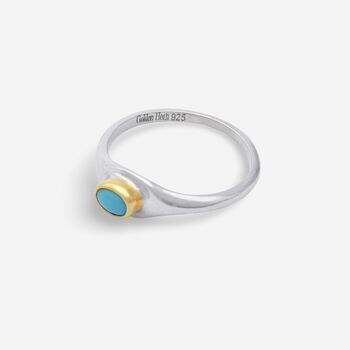 December Turquoise Birthstone Ring, 3 of 6