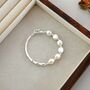 Soraya Ivory Silver Jumbo Pearl Charm Bracelet, thumbnail 4 of 5