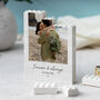 Personalised Romantic Photo Block Keepsake Style, thumbnail 1 of 11