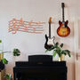 Musical Notes Wooden Wall Art Treble Clef Design, thumbnail 8 of 10