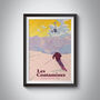 Les Contamines Ski Resort France Travel Poster Print, thumbnail 1 of 8