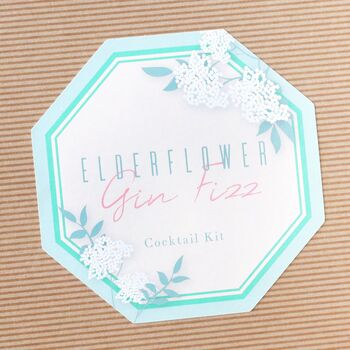 Elderflower Gin Fizz Cocktail Kit, 4 of 9