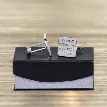 The Day You Become My Daddy Cufflinks, 2 of 3