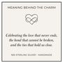 Sterling Silver Personalised Infinity Heart Charm Necklace, thumbnail 6 of 9
