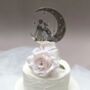 Wedding Cake Mirror Topper Stars And Moon, thumbnail 2 of 2