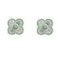 Four Leaf Clover Stud Earrings In Rainbow Of Colours, thumbnail 8 of 10