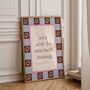 Life's Never Dull Quote Print, thumbnail 2 of 3