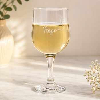 Engraved Wine Glass Personalised 21st Birthday Gift, 5 of 11