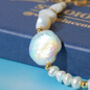 Personalised Pearl And Chain Necklace, thumbnail 2 of 6