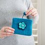 Handmade Felt Daisy Purse, thumbnail 6 of 9