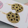 Cookie Glitter Earrings, thumbnail 2 of 4
