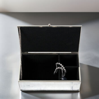 Personalised Any Message Mirrored Jewellery Box, 5 of 5