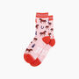Horse Riding Bamboo Socks In Pink, thumbnail 3 of 4