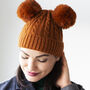 Cable Knit Duo Pom Knit Hat, thumbnail 4 of 6