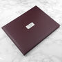 Personalised Premium Leather Visitors Book, thumbnail 2 of 12