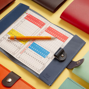 Golf Score Card Leather Wallet Personalised, 4 of 11