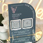 Modern Arch 3D Acrylic Branded Business Qr Code Sign, thumbnail 3 of 9