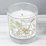 Personalised New Home Map Candle, thumbnail 3 of 6