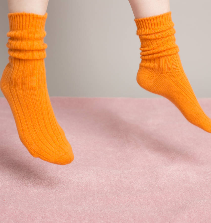 chunky cashmere ankle socks by makeda matheson | notonthehighstreet.com