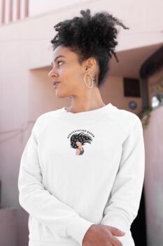 Manifestation Queen Embroidered Sweatshirt, 5 of 5