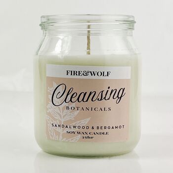 Cleansing Candle | Sandalwood And Bergamot, 3 of 3