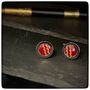 Personalised Cricket Ball Leather Cufflinks, thumbnail 6 of 11