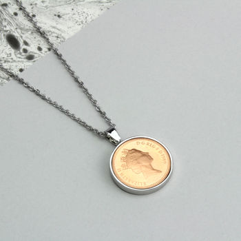 Personalised 30th 1994 Birthday One Pence Necklace, 7 of 9