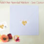 Gold Butterfly Heart Golden Wedding Anniversary Card, thumbnail 4 of 9