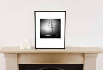 War Of The Worlds, Black And White, Art Print, 2 of 7