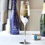 Personalised Champagne Flute With Nouveau Design, thumbnail 8 of 11