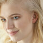 Stone Stud Earrings In Gold Plating, thumbnail 7 of 12