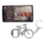 Wild And Free 'Live To Ride' Bike Bottle Opener Keyring, thumbnail 1 of 4