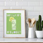 'Surely It's Gin O'clock' Print, thumbnail 2 of 2