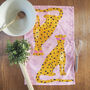 Kitchen Leopards Tea Towel, thumbnail 6 of 7