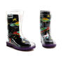 Squelch Transparent Wellies And Three Sock Set Space, thumbnail 6 of 7