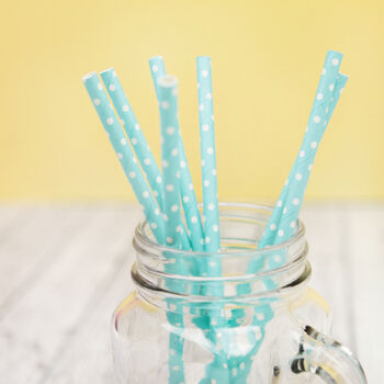 Spotty Paper Party Straws, 6 of 10