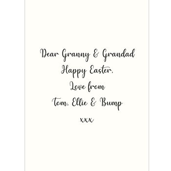 Personalised Happy Easter Grandparent Card, 4 of 4